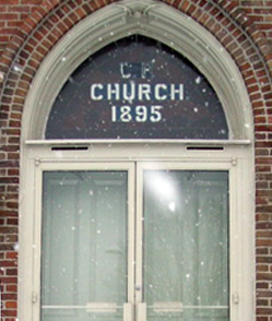 Notice the faded initials “C.P.” above the doors of the southern narthex of our sanctuary which reflects our early Cumberland roots within the Presbyterian denomination